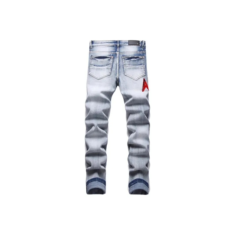 SUNSETMONENT Jeans Unisex Blue-1