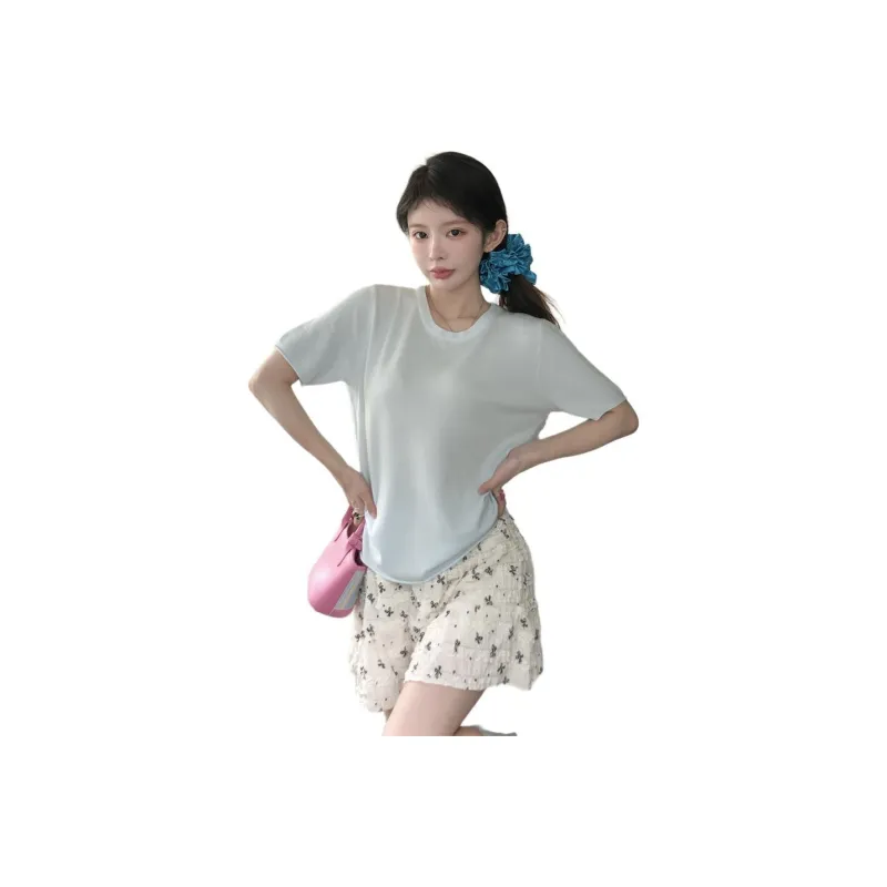 Flowers In Water T Shirt Women's-0