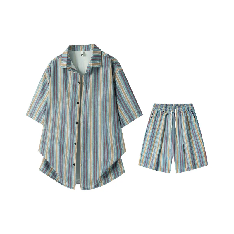FAKE VINTAGE Shirt Matching Set Unisex-6