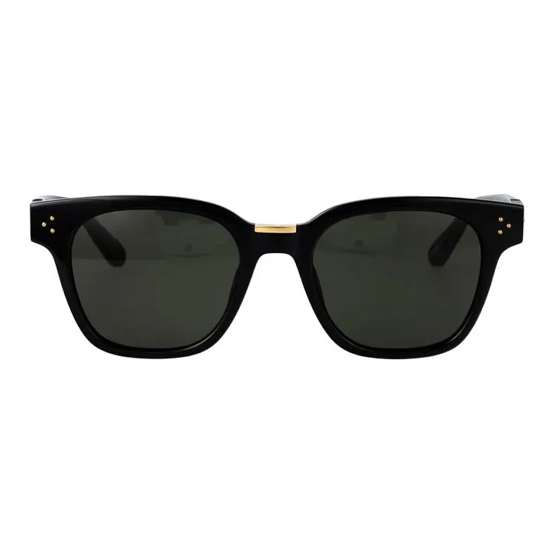 Linda Farrow Acetate Irregular Shape Sunglasses Women's Black-2