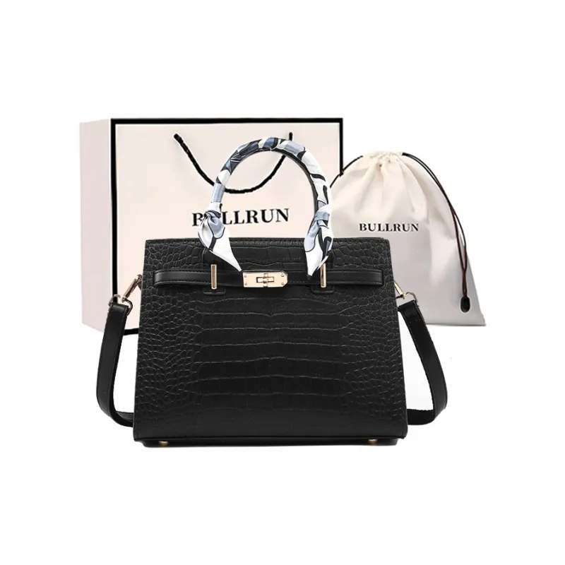 Bullrun Microfiber Synthetic Leather Handbag Women's Ecru/Black/Burgundy-2