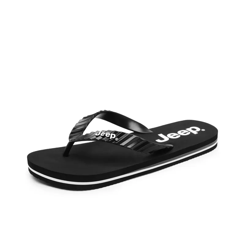 Jeep Odor Resistant Abrasion Resistant Slip Resistant Quick Dry Flip Flops Unisex-1