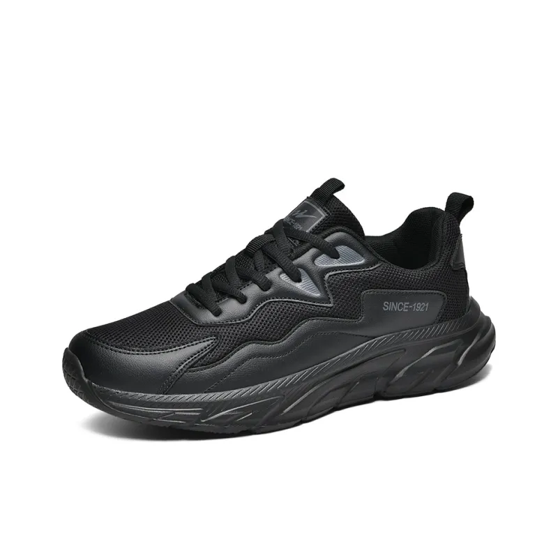 Binary Cushioning, Breathable, Lightweight Low Top Casual Shoes Men's Black-2