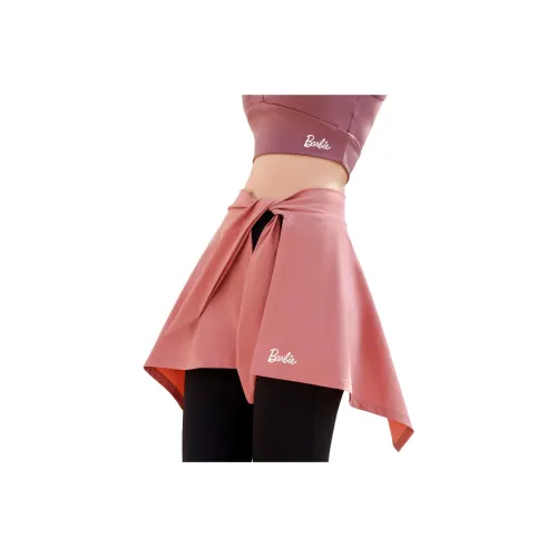 Barbie Yoga Skirts Women's Leather Red