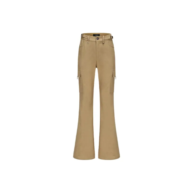 GIMING Casual Pants Women's Khaki-0