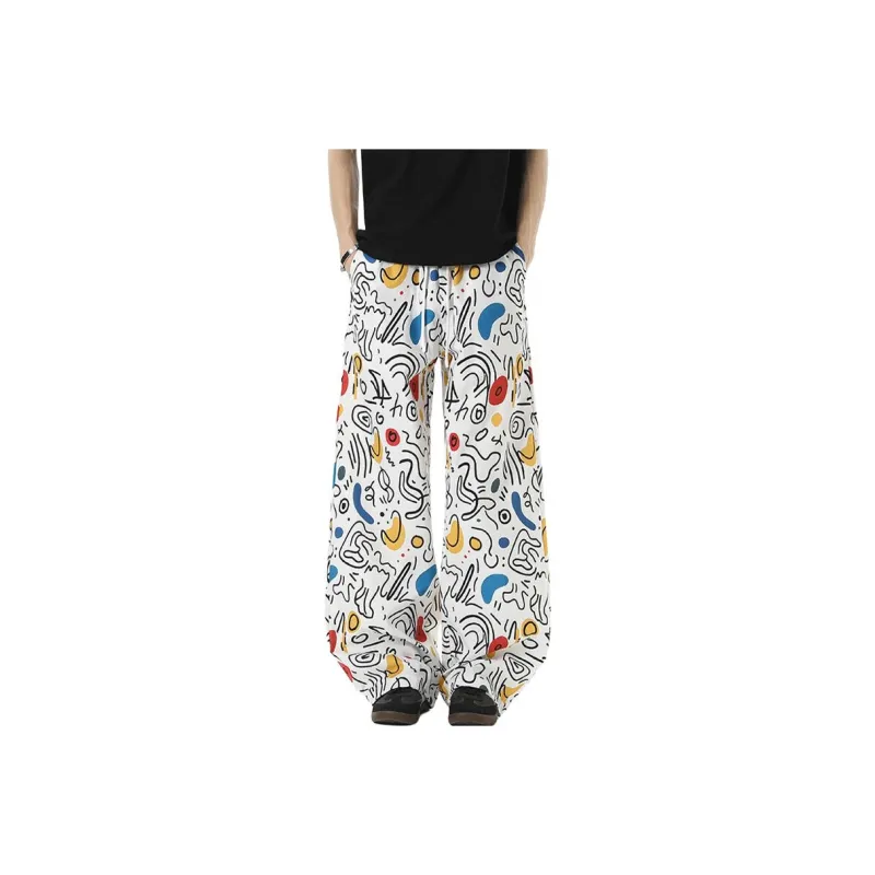 NOAHGIGI Casual Pants Unisex White-0