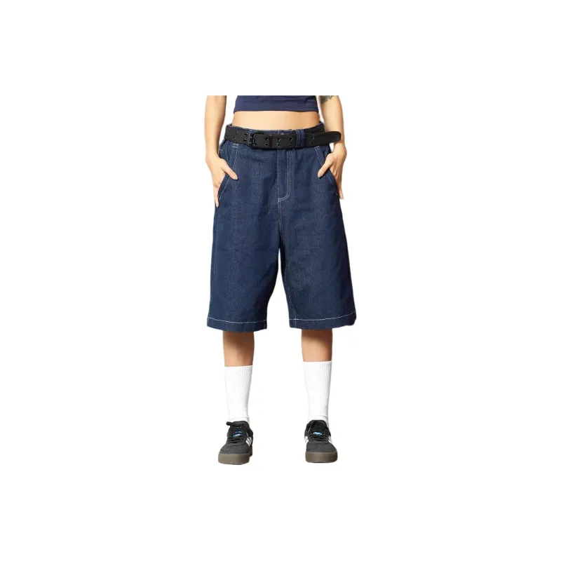 DUATOGE Denim Shorts Men Blue--0