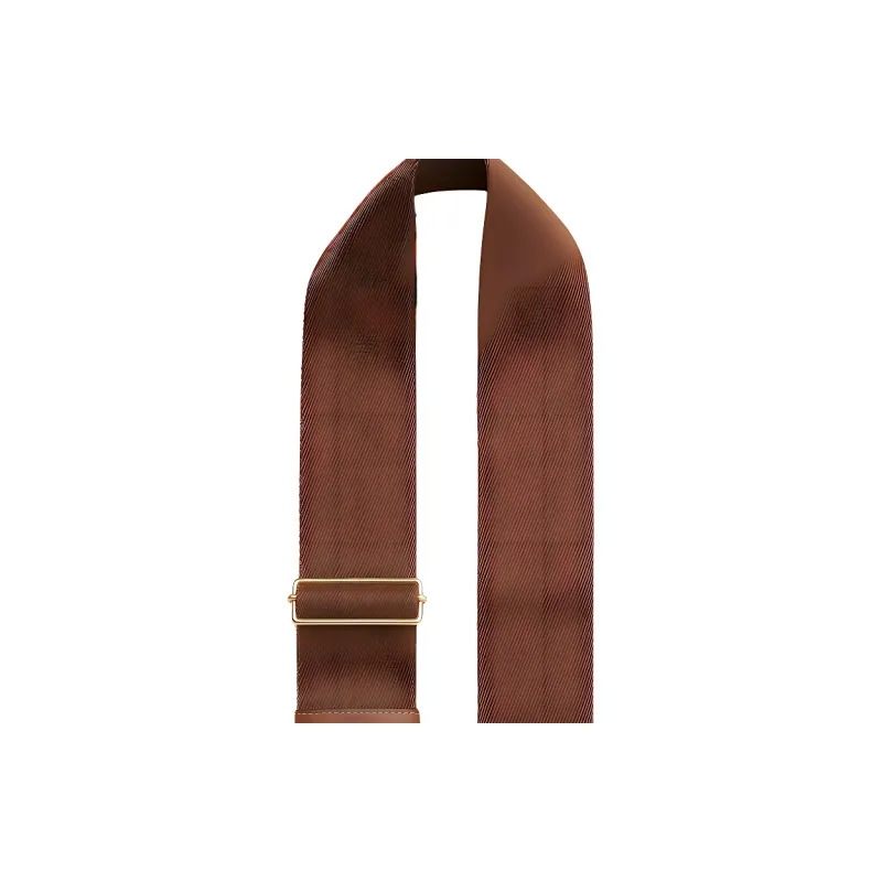 CELINE Wool With Cow Leather Bag Strap Women's Tawny-3