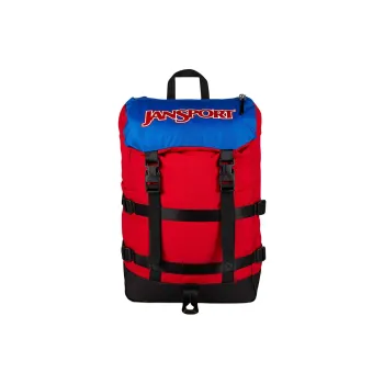 JanSport Recycled Polyester Backpack Unisex Red & Blue
