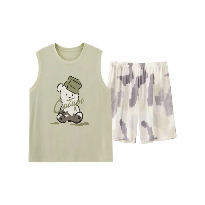 Pretty lady Men Pajama Sets-0