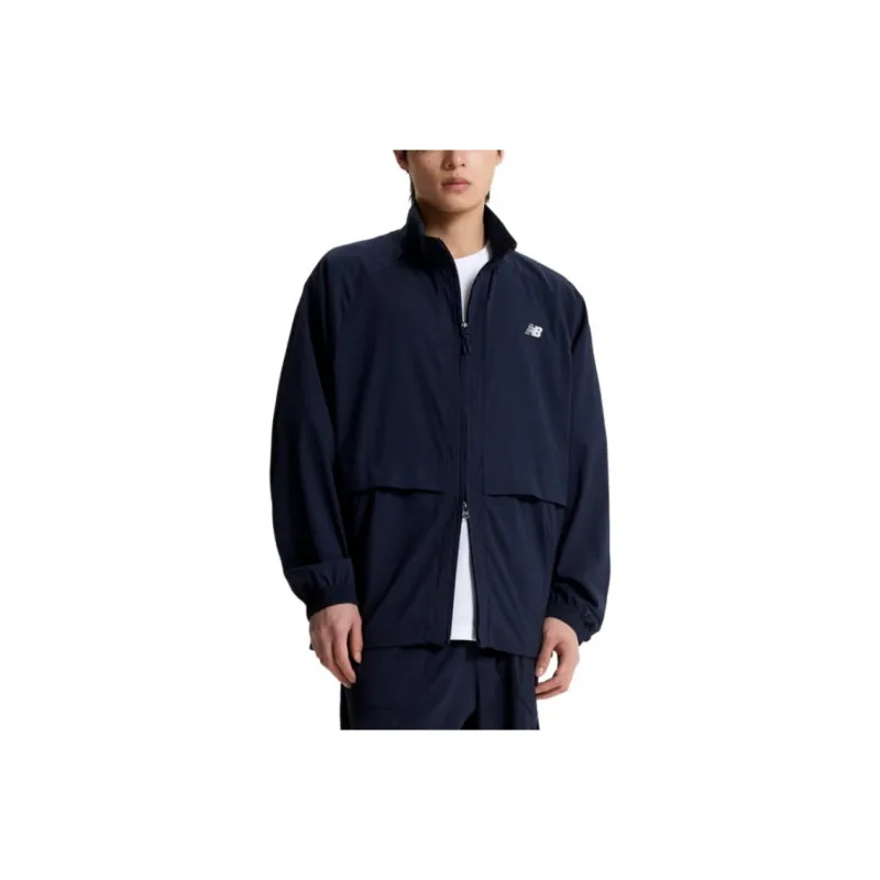 New Balance Trench Coat Men's Marine Blue-0