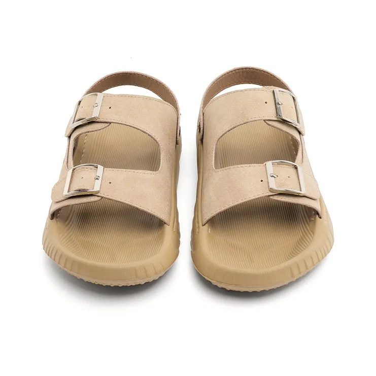 LUOMAIKE Beach Sandals Men's Khaki-3