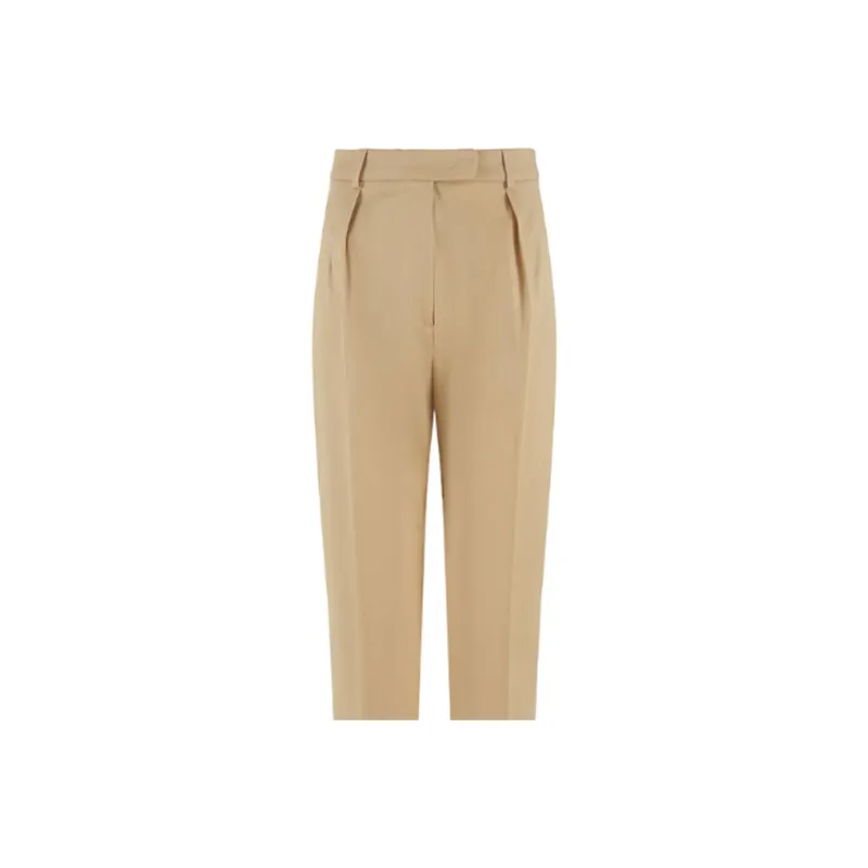 MaxMara Studio Casual Pants Women's Wheat Yellow-3