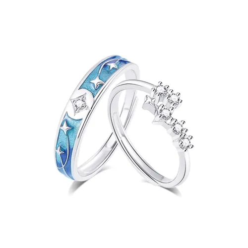 KUMET Sterling Silver Rings Unisex