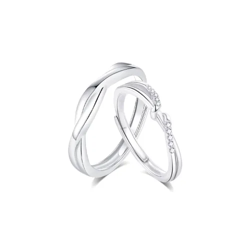 KUMET Sterling Silver Rings Unisex