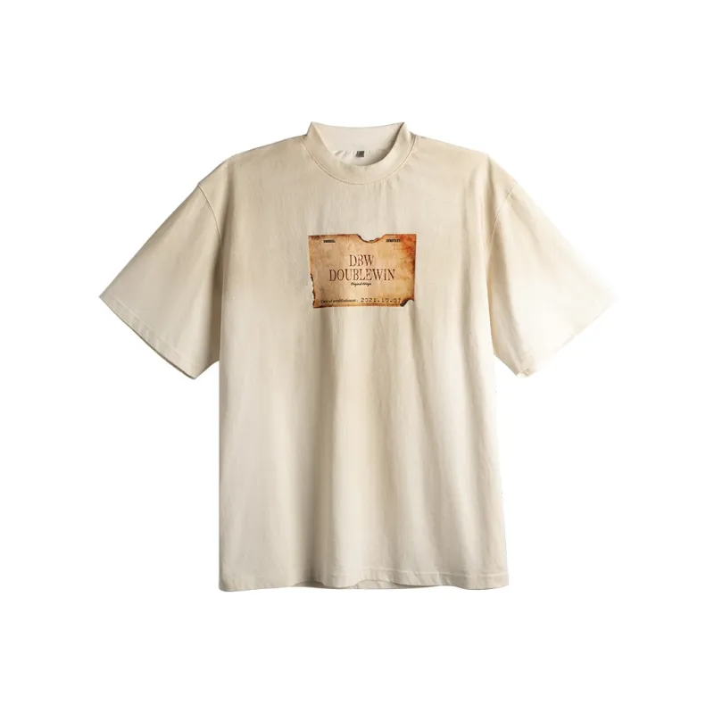DBW DOUBLEWIN T Shirts Unisex Apricot-0