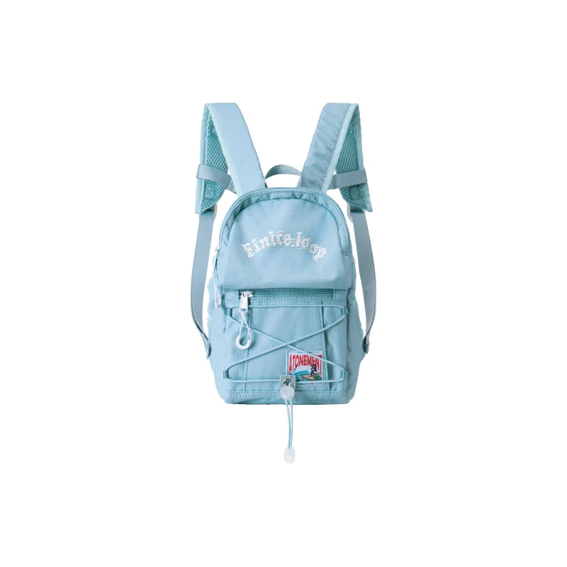 QRST Polyester Backpack Unisex Gray/Pink-30