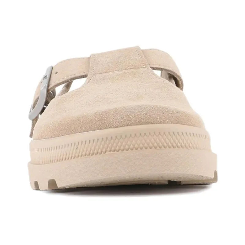 Palladium EVA Abrasion Resistant Slip Resistant Closed Toe Slippers Unisex Beige-4