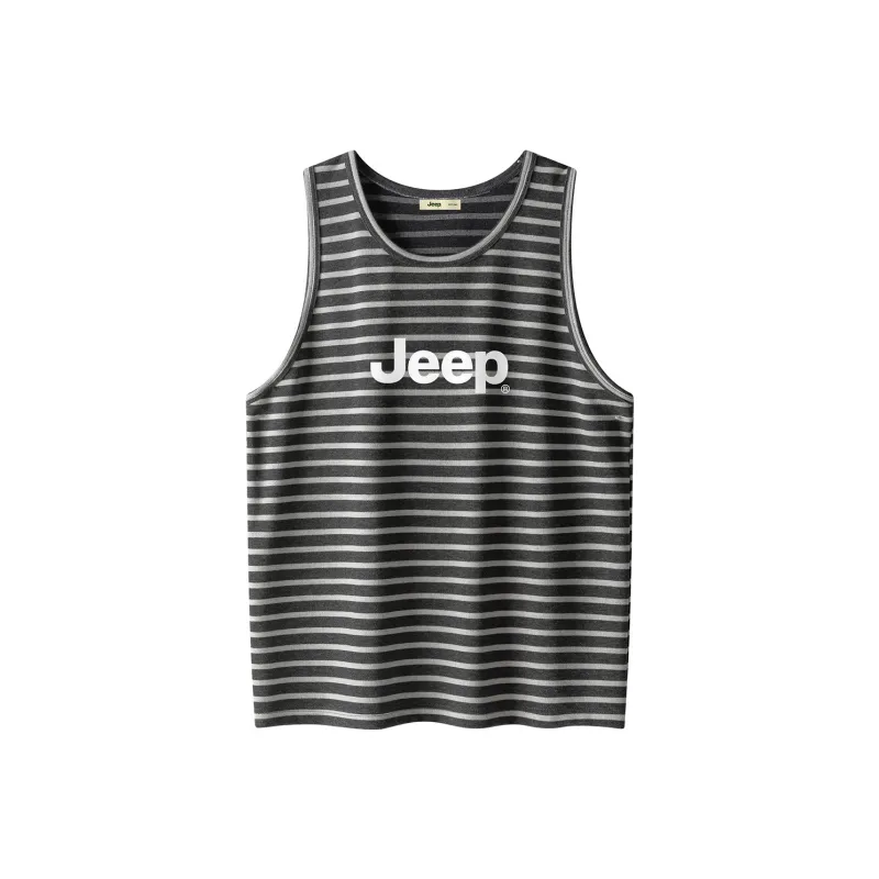 Jeep Tank Top Unisex Pure Black-0