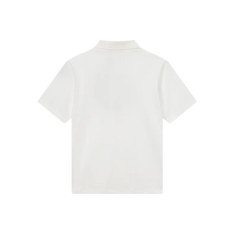 CAISEDI T Shirts Men Ecru-1