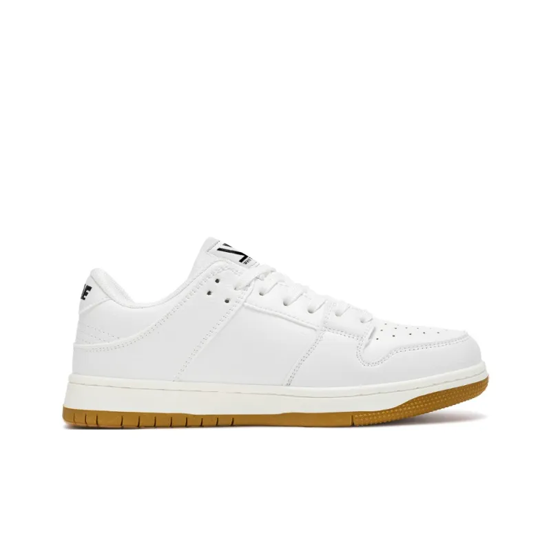 White Sands Slip Resistant, Abrasion Resistant, Breathable, Lightweight Low Top Skateboard Shoes Unisex-8