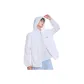 [Official Genuine]White (Mk Magic Gray Text Chest Logo)