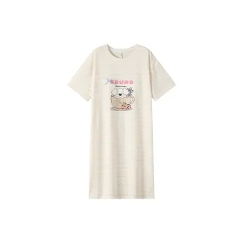 Gongdie x Miiiiichan Nightgown Women's Apricot