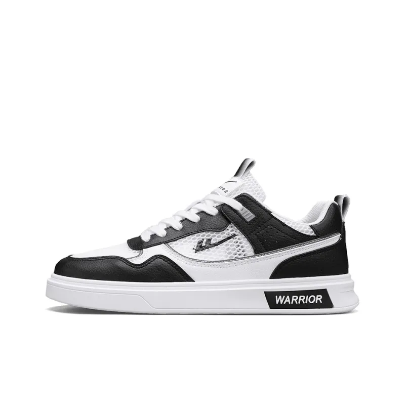 WARRIOR Skateboard Shoes Men Low Top Beige/Green/White/Black/Beige/Jasper-1