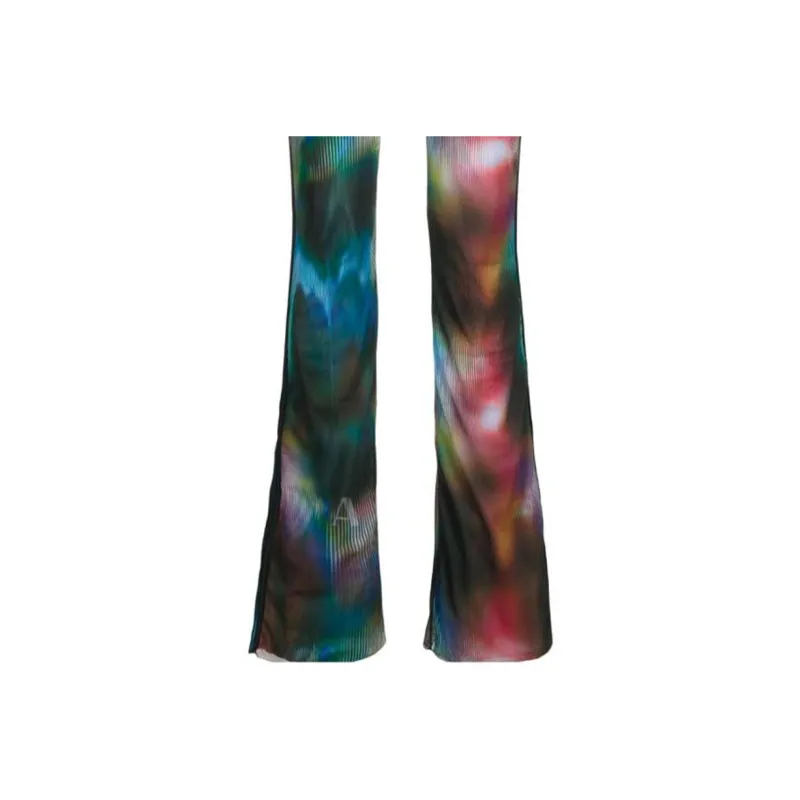 AHLUWALIA Interlude Mesh Flared Trousers-5
