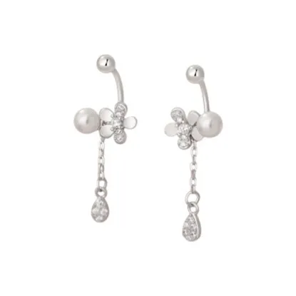 CLARKIA FLOWER 999 Fine Silver Necklaces Women's-2
