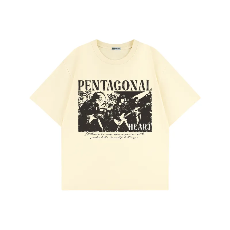 PENTAGONAL HEART T Shirt Unisex-10