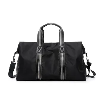 Yalu Oxford Travel Bag Unisex Black