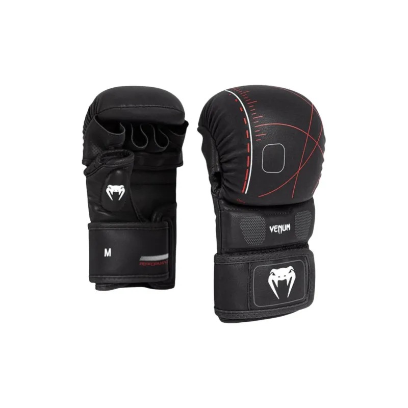 VENUM Boxing Gloves Competition Unisex Black/Flame Red-2