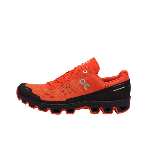 On Cloudventure Anti Slip Wear Resistant Low Top Casual Shoes Men's Orange