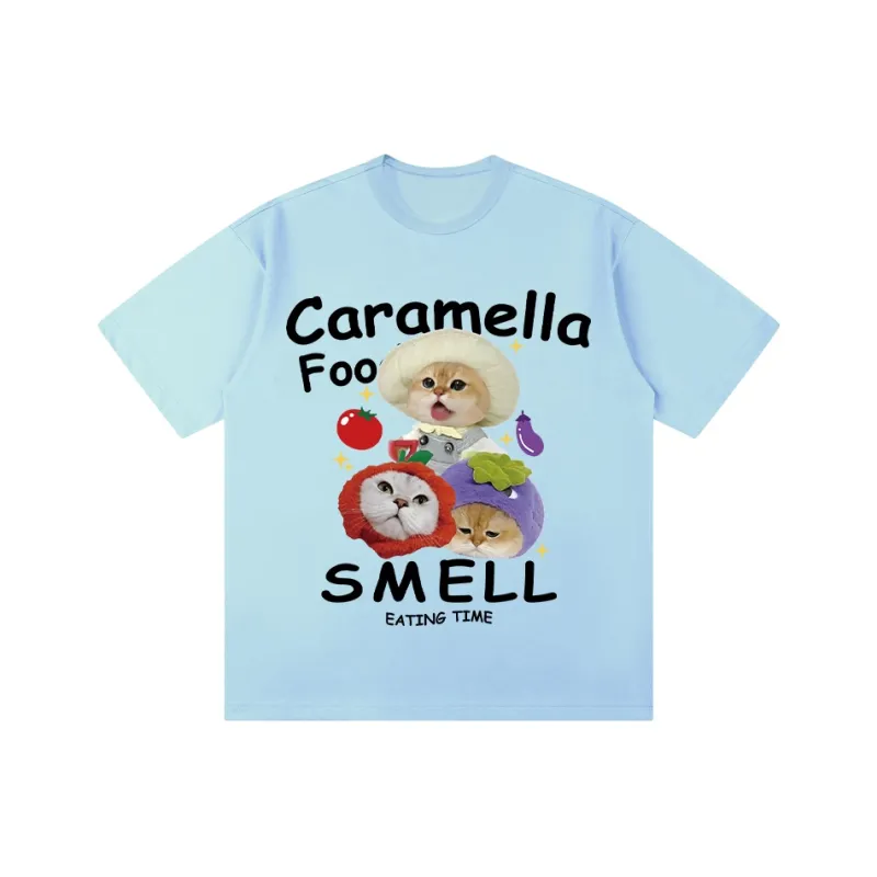 Caramella Drop Shoulder Sleeve T Shirt Women's-6