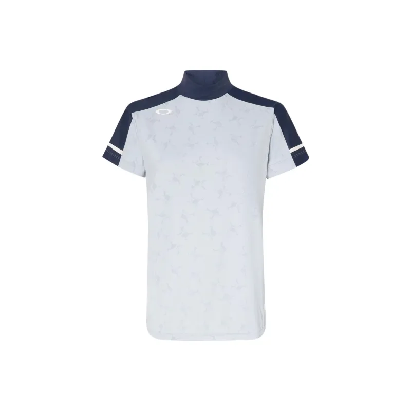 Oakley SS25 Raglan Sleeve T Shirt Women's Aqua Blue-0
