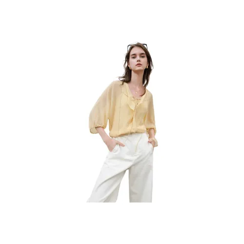 3COLOUR Shirts Women's Light Yellow