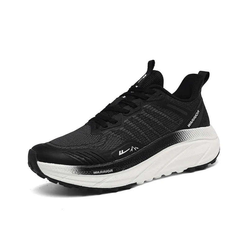 WARRIOR Running Shoes Men Low-Top Black-1
