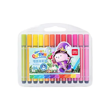 Deli Non Toxic Washable Paintbrush Painting Coloring Watercolor/Watercolor/Oil Painting Special Brush