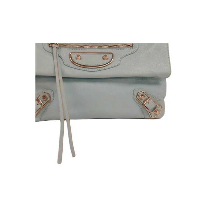 Balenciaga Fringe Shoulder Bag Women's Gray-2