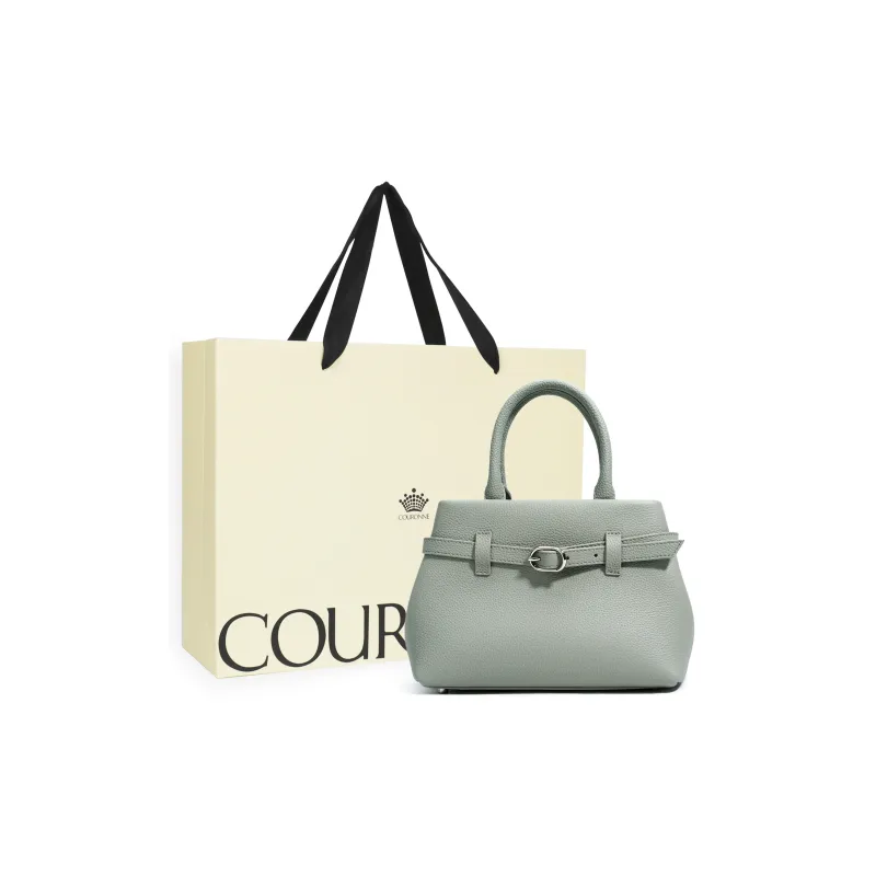 COURONNE Top Grain Cow Leather Kelly Bag Handbag Regular Women's Multicolor-0