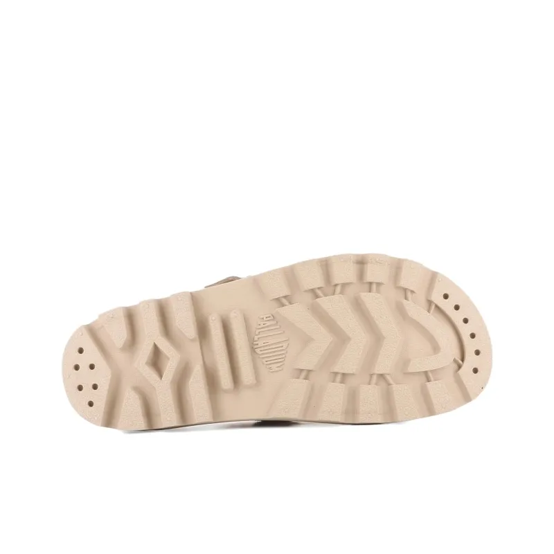 Palladium EVA Abrasion Resistant Slip Resistant Closed Toe Slippers Unisex Beige-5