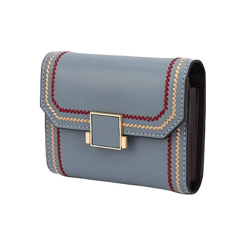 Tong Tong Rabbit Cow Split Leather Card Holder Regular Women's Multicolor-6