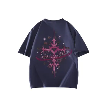 SOIE T Shirts Unisex Navy Blue