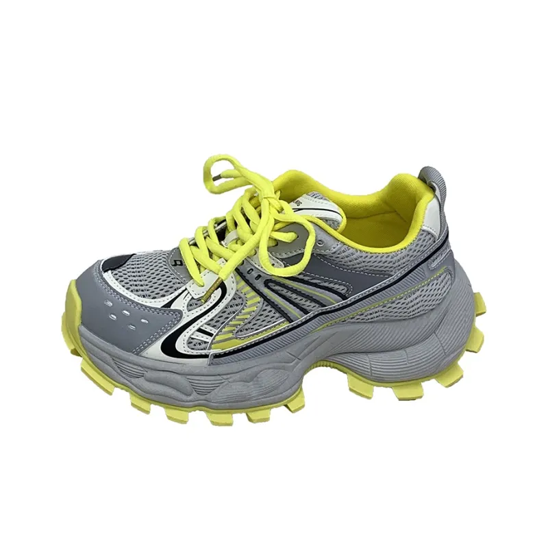 The Mystery Of Glamour Slip Resistant And Breathable Low Top Chunky Sneakers Women's-6