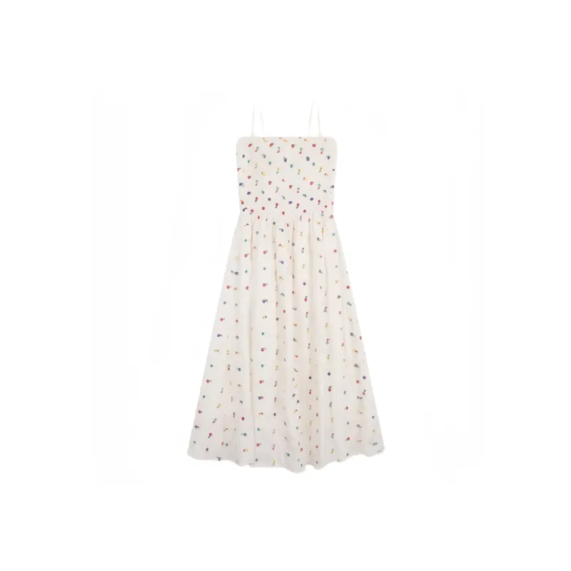 Flowers In Water Slip Dress Women's-1