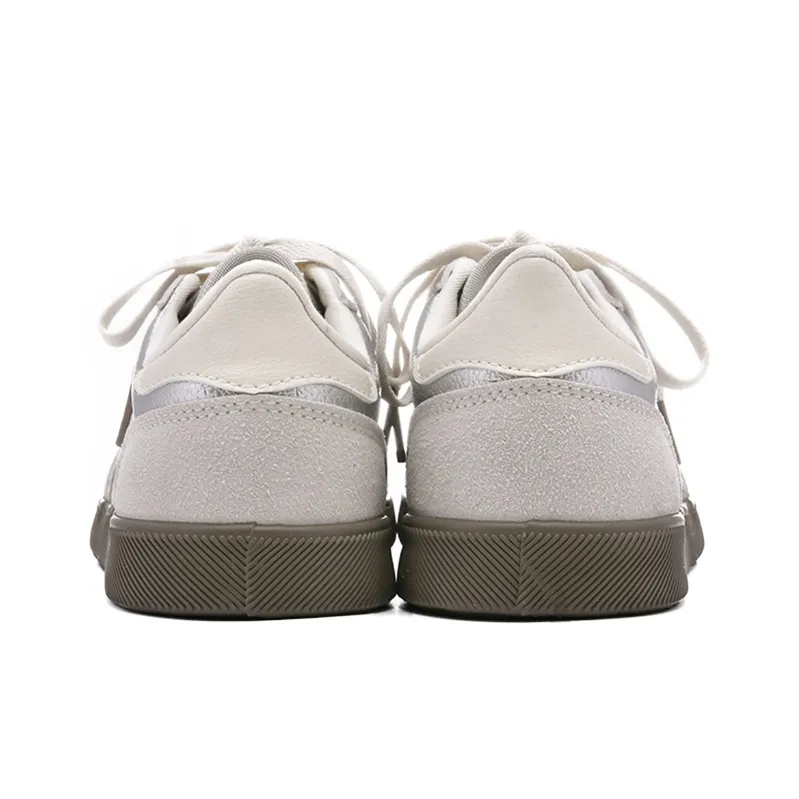 Ordifen Low Top Skateboard Shoes Women's Silver-3