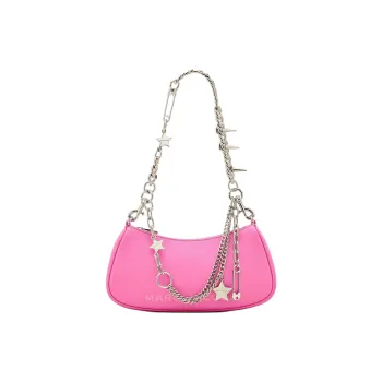 MARC JACOBS Leather Shoulder Bag Women's Pink