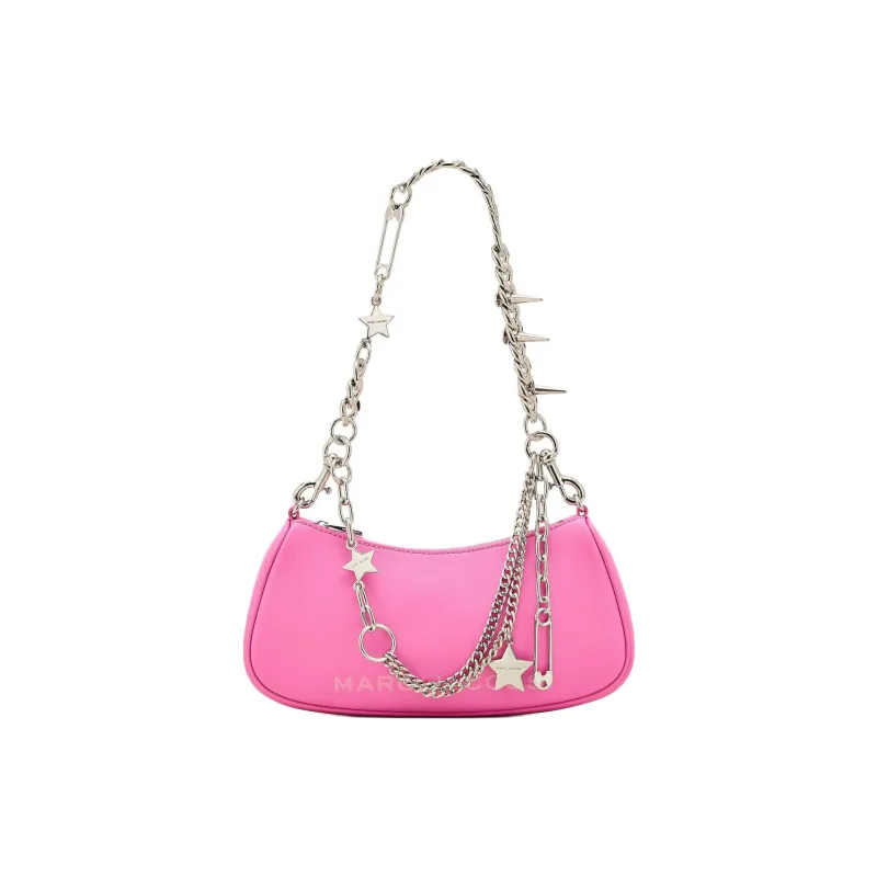MARC JACOBS Leather Shoulder Bag Women's Pink-0