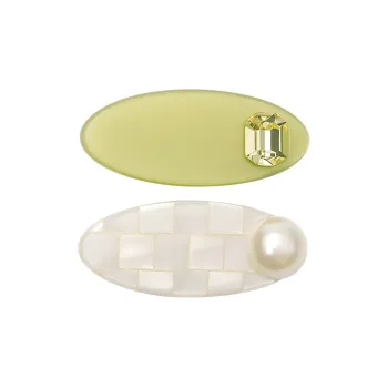 SHINE Acetate Plate Hair Clips Women's